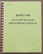 Rowe Ami RI-4 Jewel, RI-5 Romantica Manual (1982)