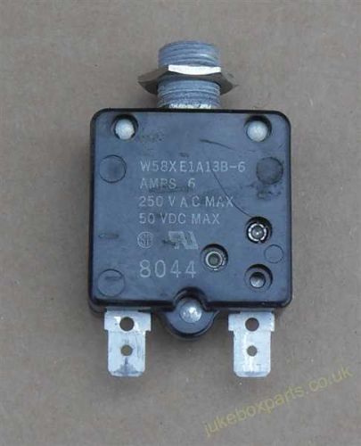 Rowe-Ami Power Supply 6 Amp Resettable Fuse (AR259)