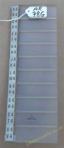 Rowe-Ami Title Card Holder A4-V4 (AR78G)