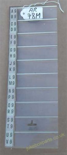 Rowe-Ami Title Card Holder A9-V9 (AR78M)