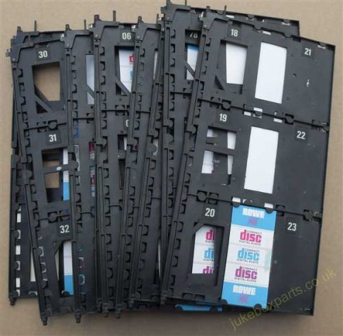 Rowe-Ami CD Title Card Holders x 9 (CD16)