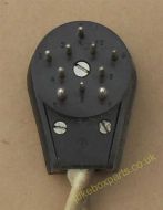 10 Pin Round Plug 34mm Approx (PS23)