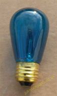 Blue Colour Bulb 130v 11w ES Used In Rowe-Ami (MB00B)