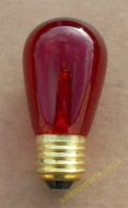 Red Colour Bulb 130v 11w ES Used In Rowe-Ami (MB00R)
