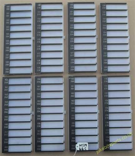 NSM Soundmaster Set of Title Card Holders (NSM44C)