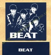 Seeburg V, VL & KD Drum Card & Classification Strip BEAT Blue (JP519)