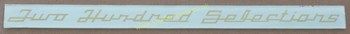 Seeburg VL200 Two Hundred Selections Glass (White) (JP544)
