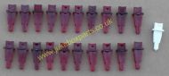 AMI Continental 100 Selection Set of Buttons (JP608)