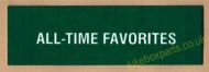 Seeburg V, VL & KD All Time Favourites Classification Strip (JP652)