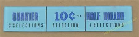 Seeburg DS Instruction Glass (JP664)