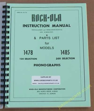 Rock-Ola 1478, 1485 Tempo 2 Manual