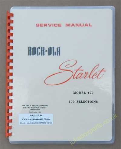 Rock-Ola 429 Starlet Manual (1965)