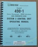 Rock-Ola 490, 490-1, 490-2 Manual (1985-86)
