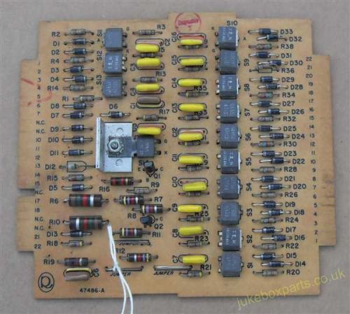 Rock-Ola Selection Control PCB 47486-A (RO101D)