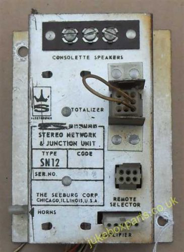 Seeburg Stereo Network & Junction Unit Type SN12 (SB19)
