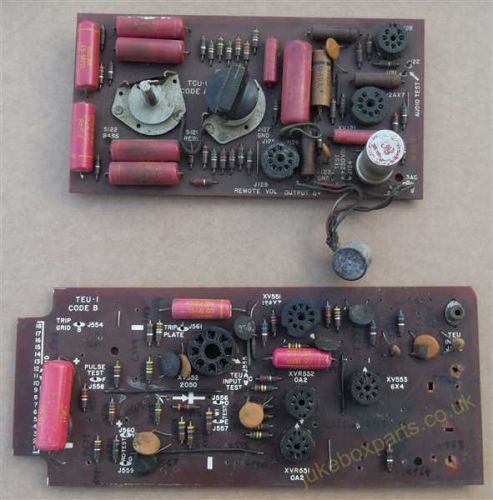 Seeburg Printed Circuit Boards TCU-1 & TEU-1 (SB85)