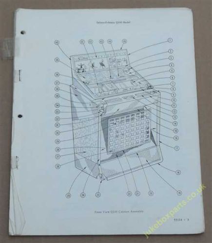 Seeburg Q100 & Q160 Parts Catalogue (USM119)