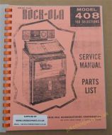 Rock-Ola 408 Rhapsody (1963) Service & Parts Manual (USM122)