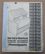 Rock-Ola 450, 451 Service Manual & Wiring Diagram (USM153)