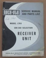 Rock-Ola Model 1765 Service Manual & Parts List (USM165)