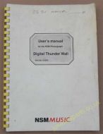NSM Users Manual for Digital Thunder Wall (USM176)