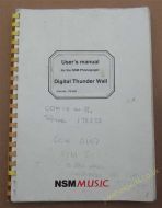 NSM Users Manual for Digital Thunder Wall (USM212)