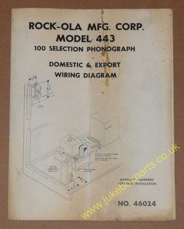 rock ola jukebox model 443