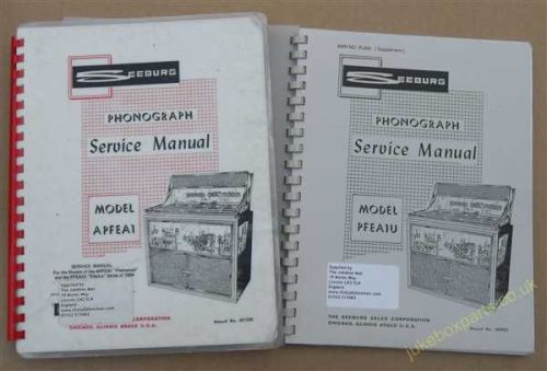 Seeburg APFEA1 Fleetwood & PFEA1U Electra Service Manual  (USM305)