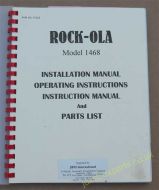 Rock-Ola 1468 Installation & Instructions Manual, Operating Instructions & Parts List (USM398)