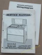Rock-Ola 463, 469 Service Manual & Wiring Diagram (USM412)