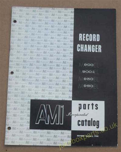 AMI Record Changer Parts Catalog (USM443)