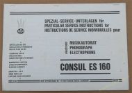 NSM Consul ES 160 Service Instructions Manual (USM463)