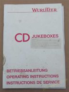 Wurlitzer CD Jukeboxes SCC 40 315 Operating Instructions (USM467)