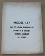 Rock-Ola Model 437 Domestic & Export Wiring Diagram (USM475)