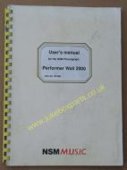 NSM Performer Wall 2000 Users Manual (USM56)