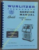 Wurlitzer 1500A & 1550A Sevice & Parts Manual