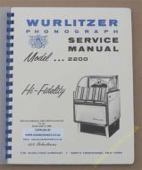 Wurlitzer 2200 Service & Parts Manual (1958)