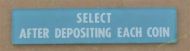 Wurlitzer 2100 Instruction Plastic (WP52)
