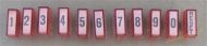 German Wurlitzer Set of Pink Buttons (WP81)